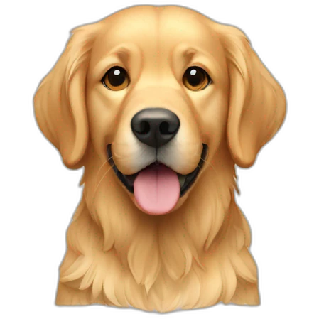 golden retriver emoji