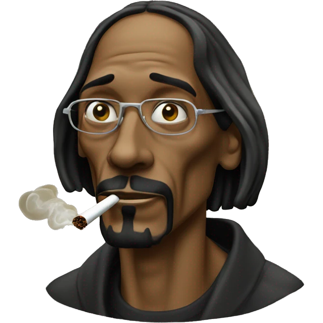 Snoop dogg smoking emoji