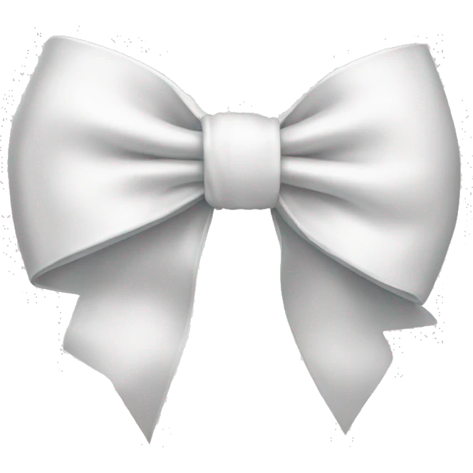 white bow emoji