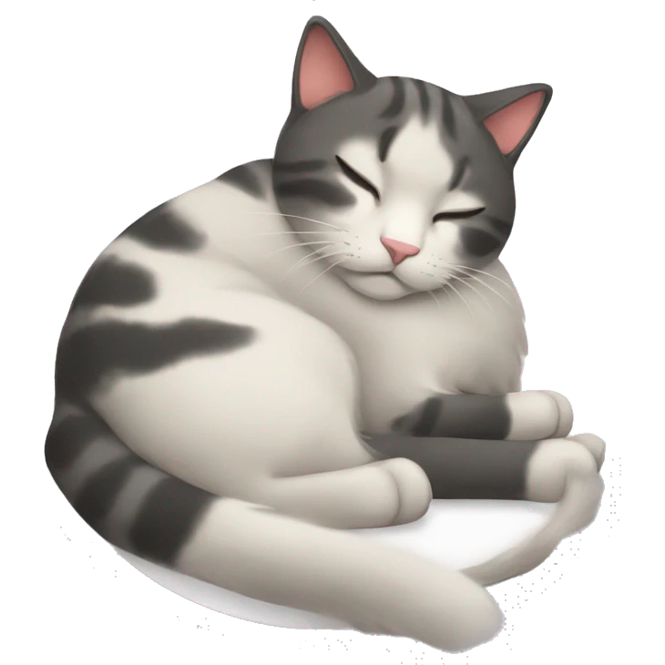 Sleepy cat emoji
