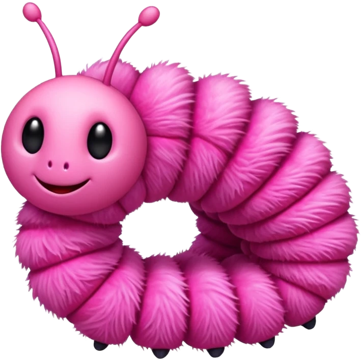 Caterpillar Pink Insect emoji