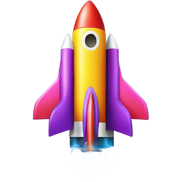 signboard - Rocket emoji