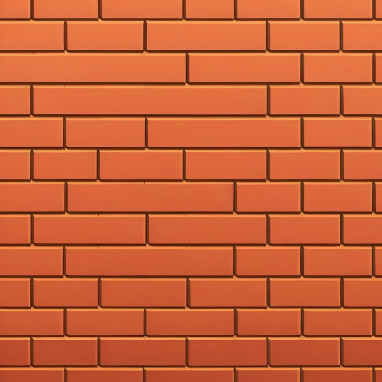 brick wall viewed from the side, perspective view emoji