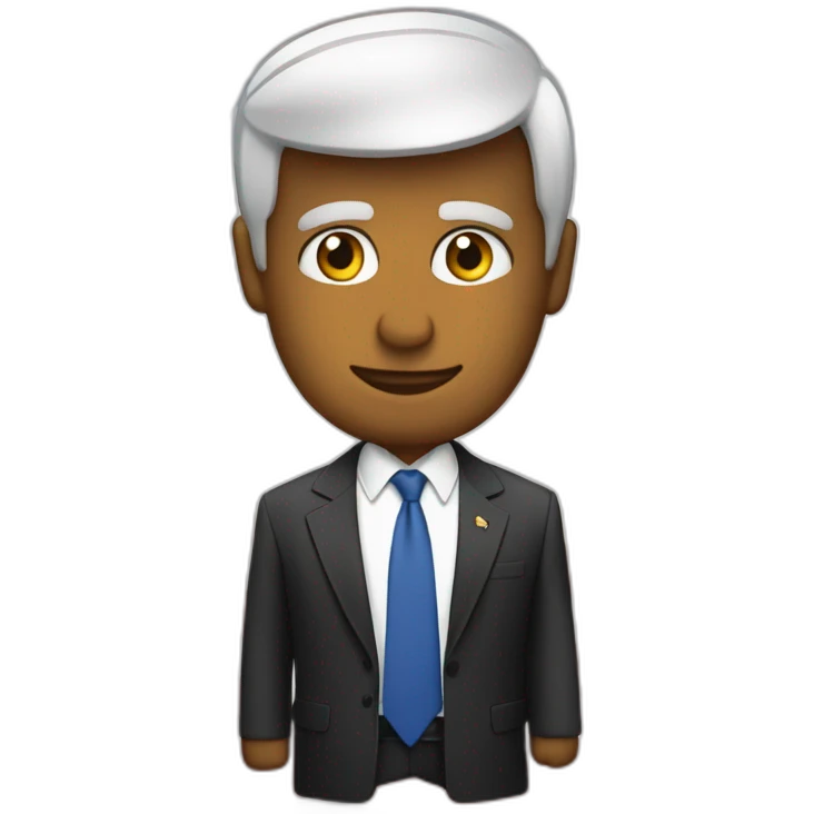 Emanuel on fusioned with Donald Trump emoji