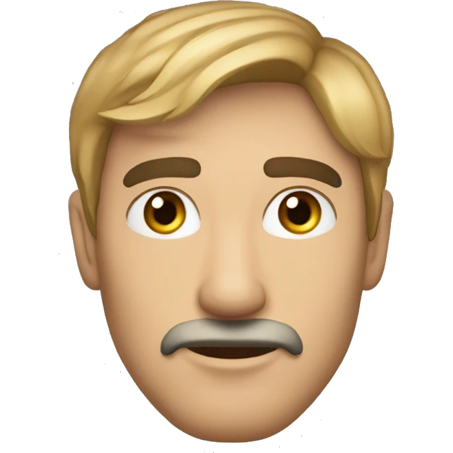 Hombre de 30 años guapo de ojos azulez cabello castaño, tiene tatuajes en un brazo emoji