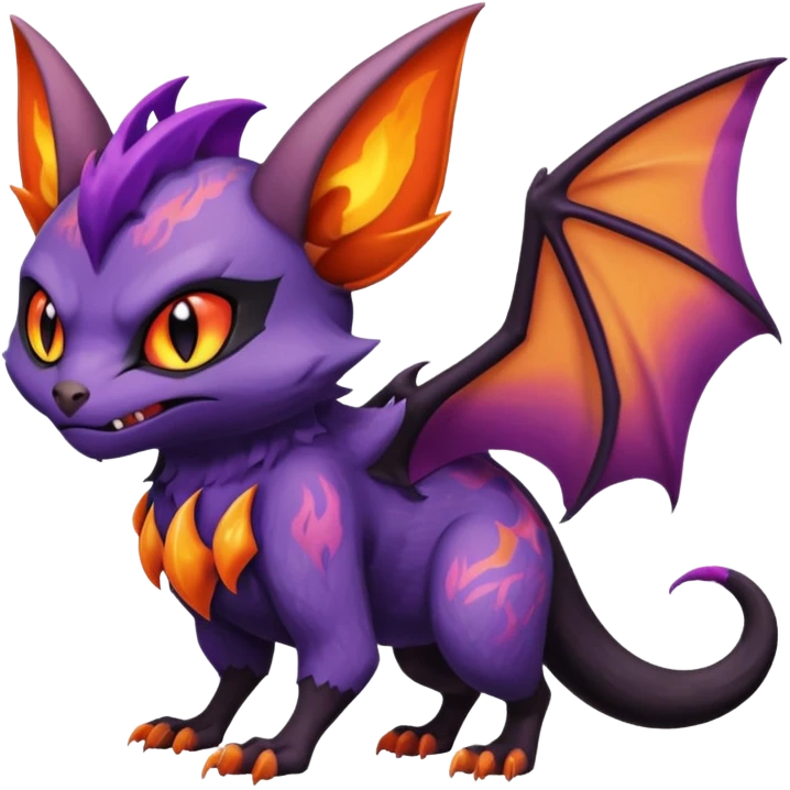Noivern-Noibat-Torracat-fusion emoji