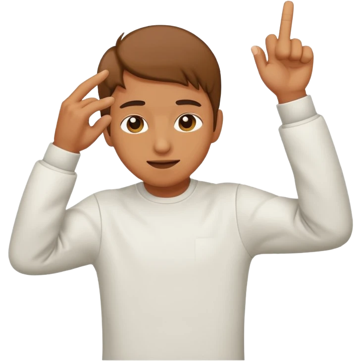 person dab emoji