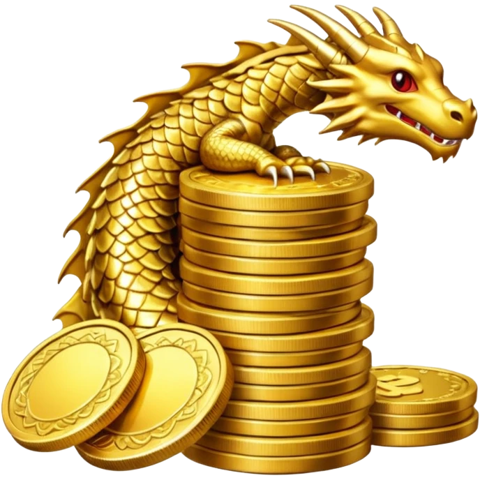 strack coins dragon emoji