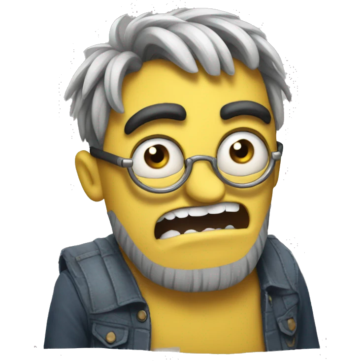 Growling minion emoji