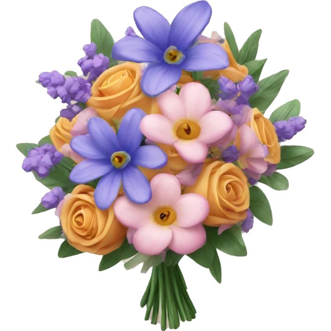 Luxury bouquet of flowers emoji