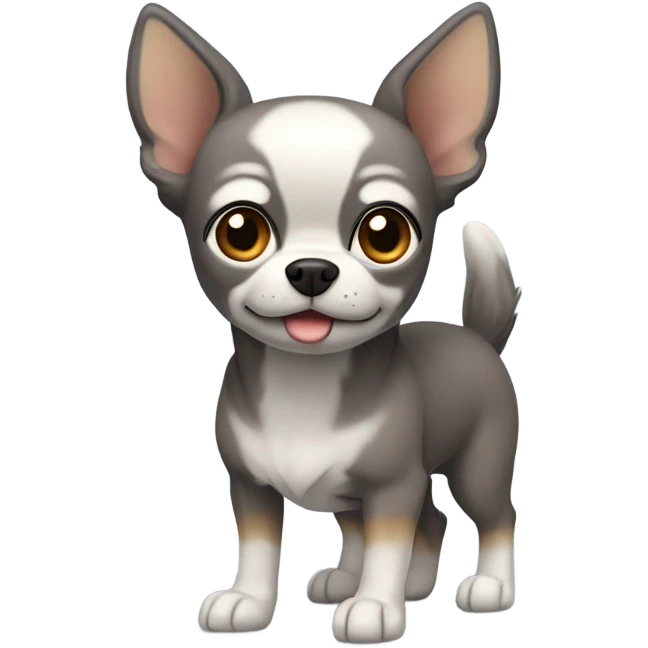 Part chihuahua part wolf emoji