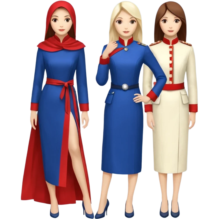 набор эмодзи на тему путешествия в красно бело синих цветах без использования лиц emoji