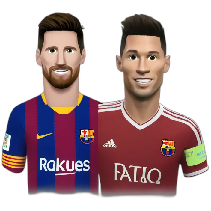 Messi sur ronaldo emoji
