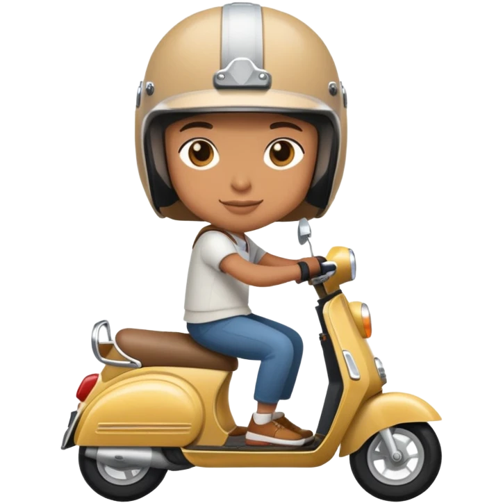 person riding a scooter emoji
