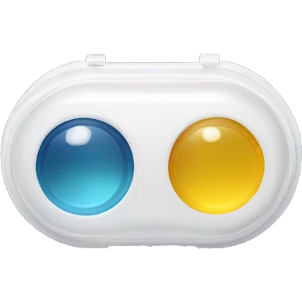 closed screw-top contact lens case emoji