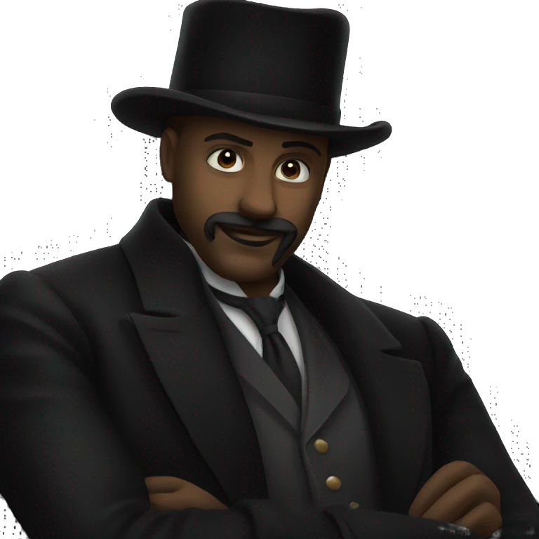 gentleman with facial hair emoji