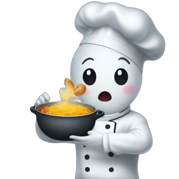 ghost chef's kiss emoji