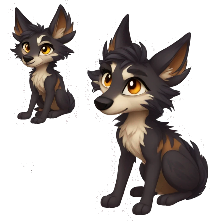 Edgy anthro furry by Falvie, griffsnuff, LiLaiRa emoji