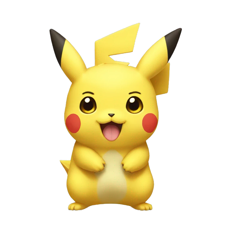 pikatchu qui mange emoji