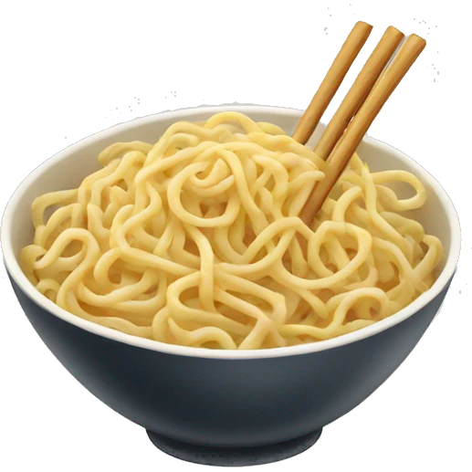 bowl of noodles  emoji
