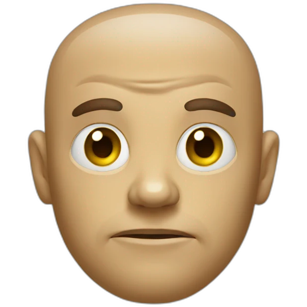 Russe head scary emoji