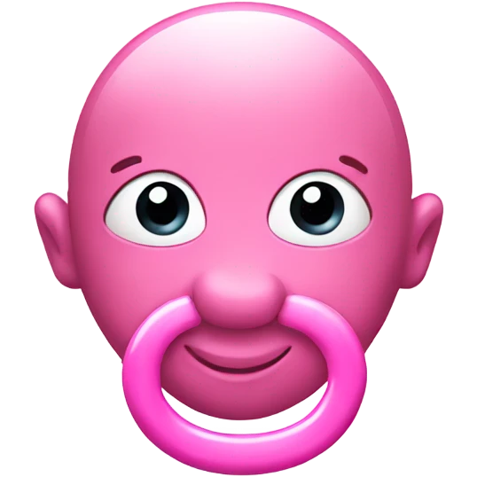 pink  pacifier  emoji