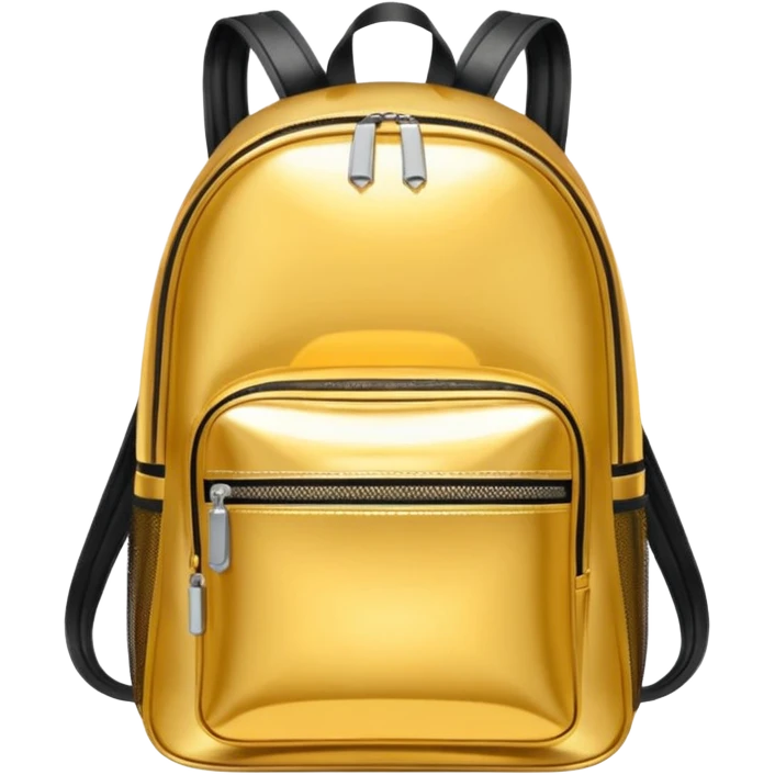 Shiny Golden Backpack emoji