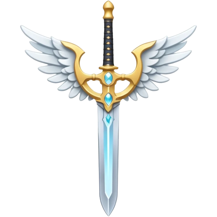 angel sword emoji