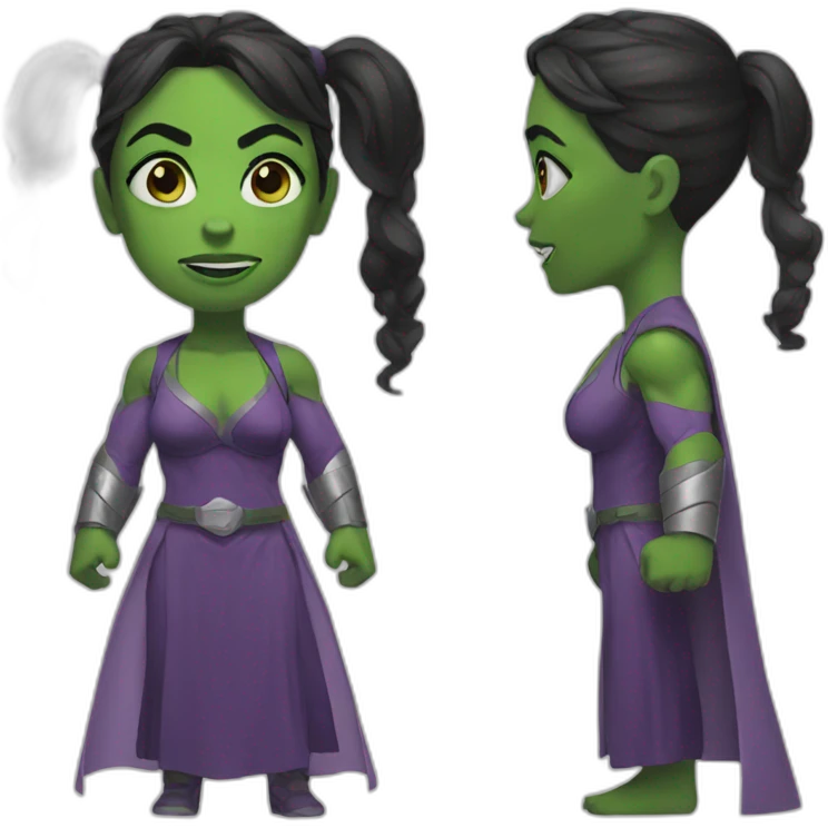 Woman Hulk emoji