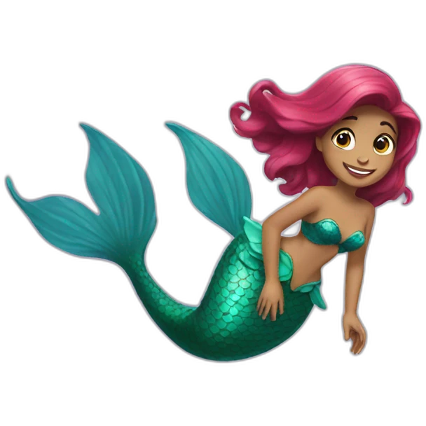 little mermaid emoji