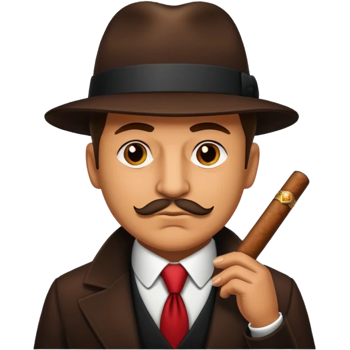 mafia boss cigar emoji