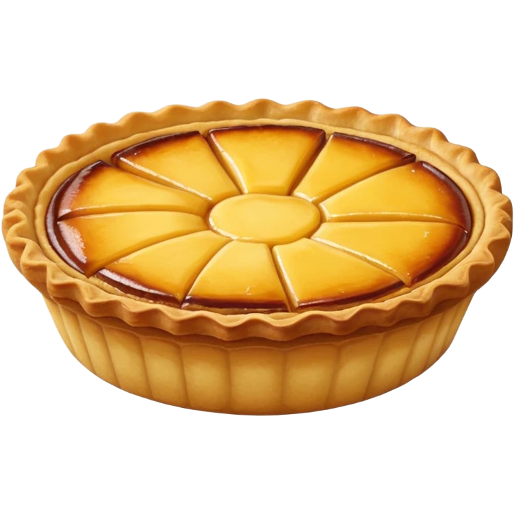 I want a Portuguese custard tart emoji emoji