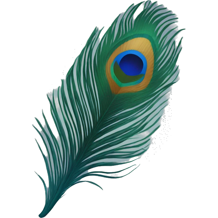 peacock feather emoji