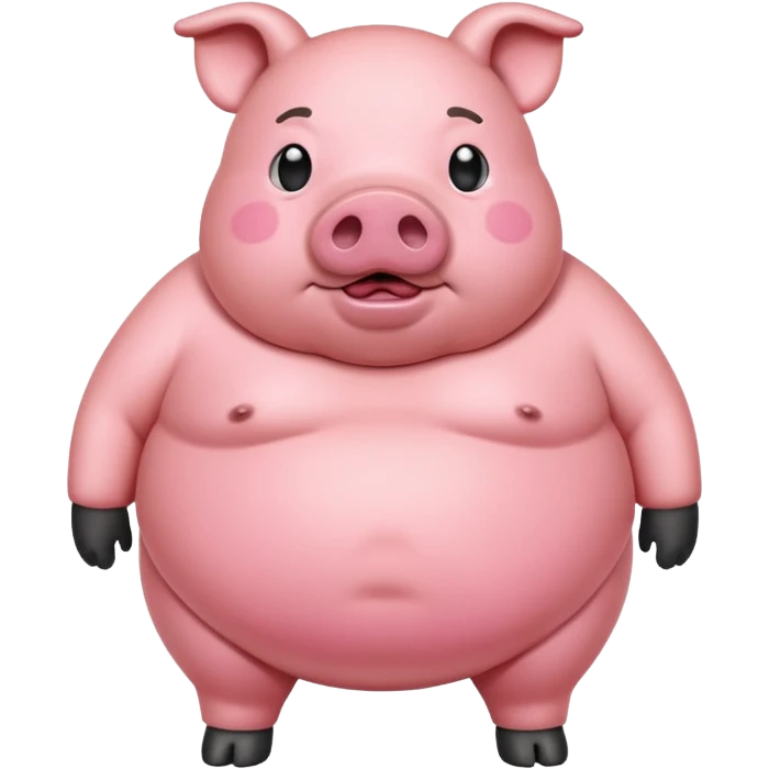 Fat pig emoji