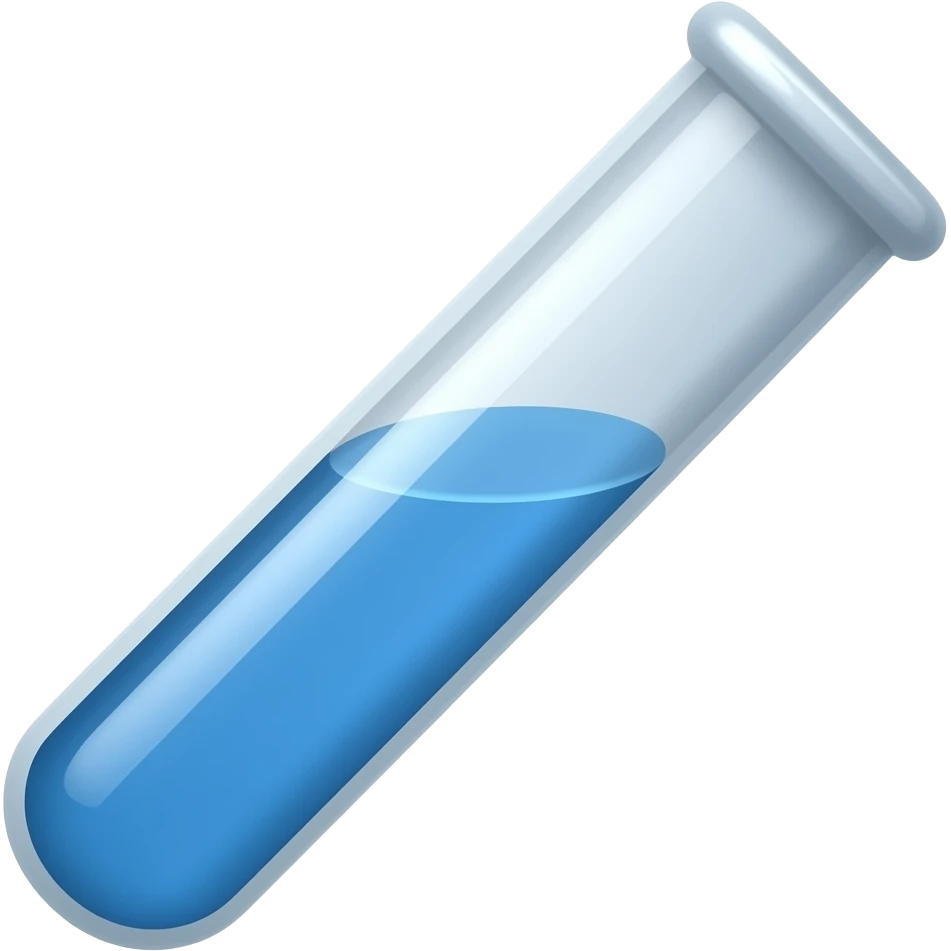 a straight test tube emoji