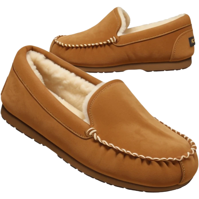 UGG chestnut slippers emoji