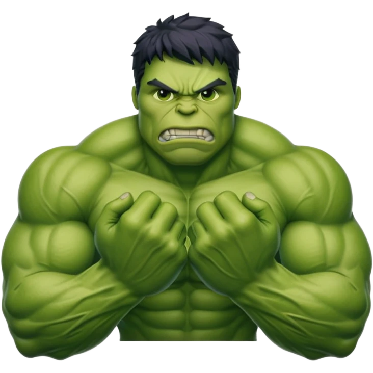 Hulk hands emoji
