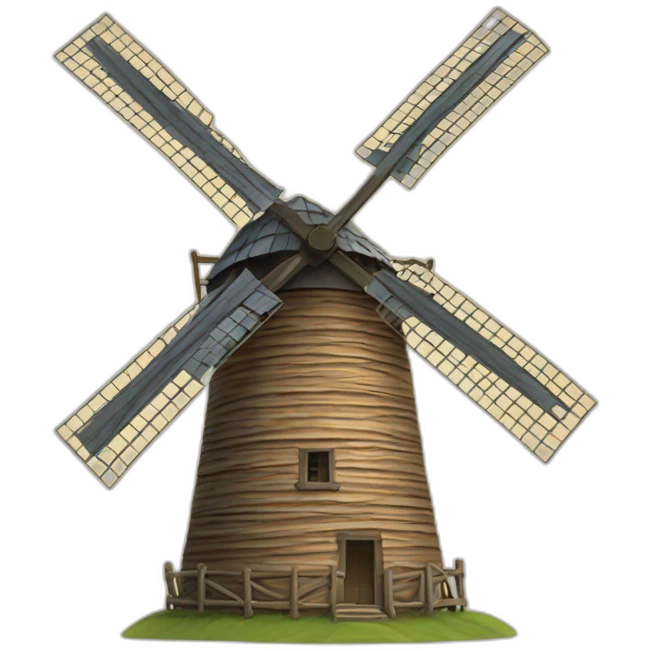 old windmills emoji