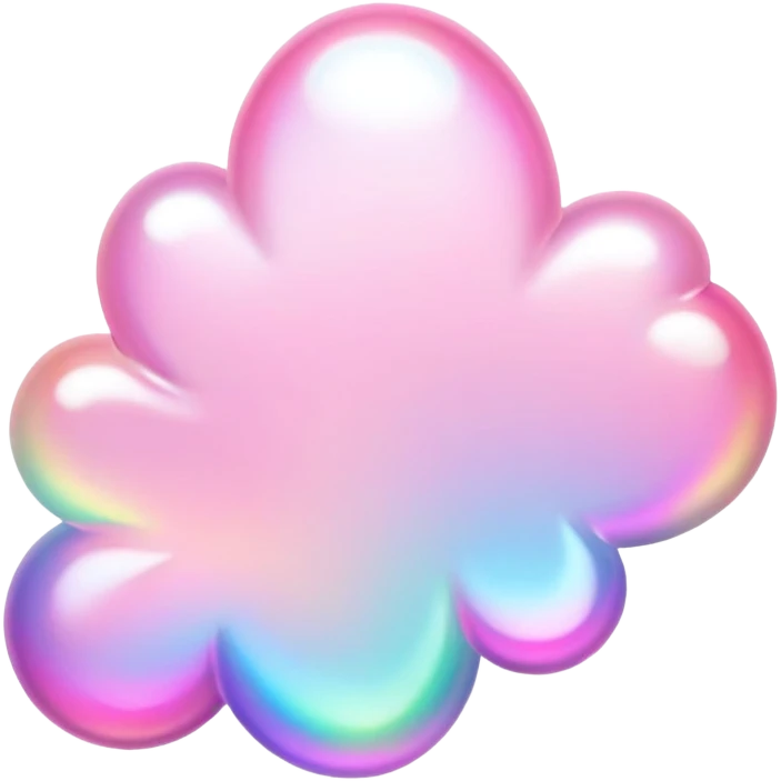  White-pink-Iridescent-aesthetic-scenery-Decorations emoji