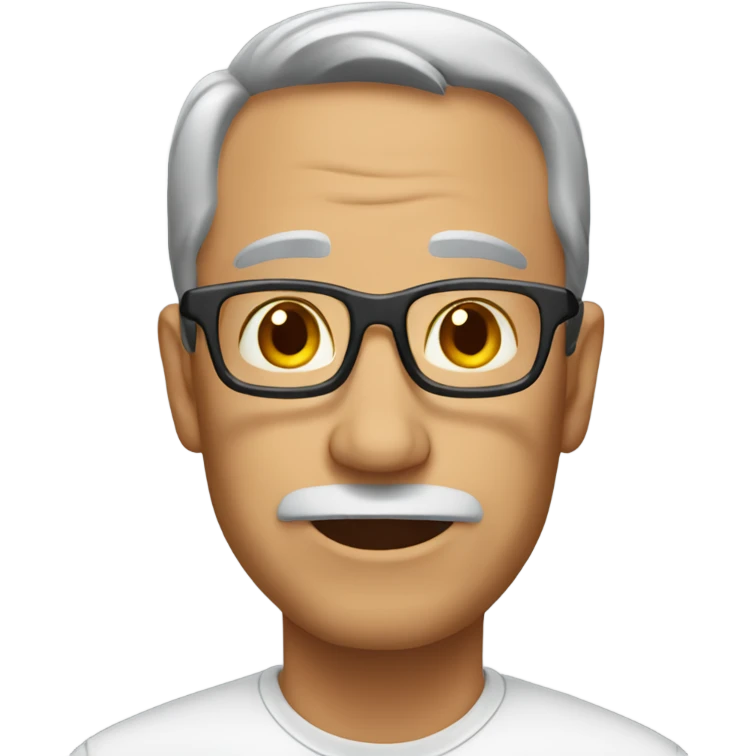 Middle-aged father emoji. emoji