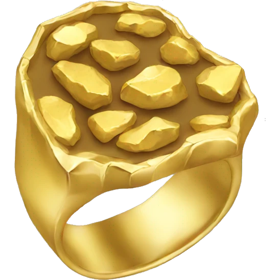 gold nugget ring emoji