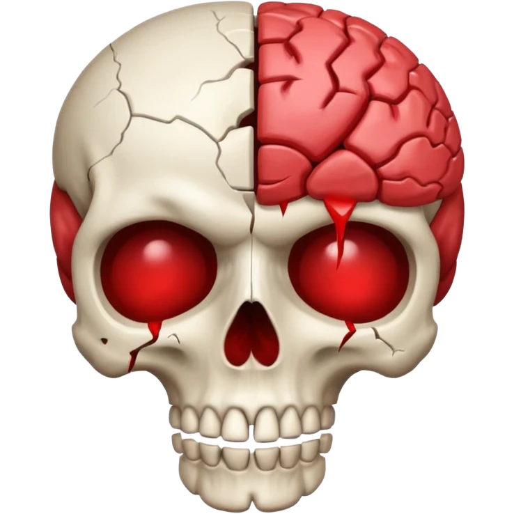 skull with a blown mind emoji