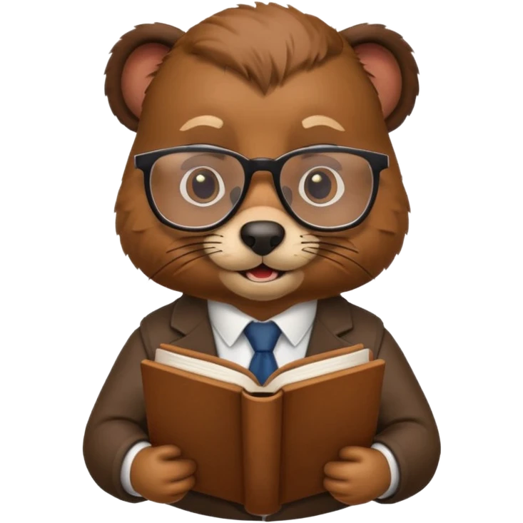 beaver professor emoji