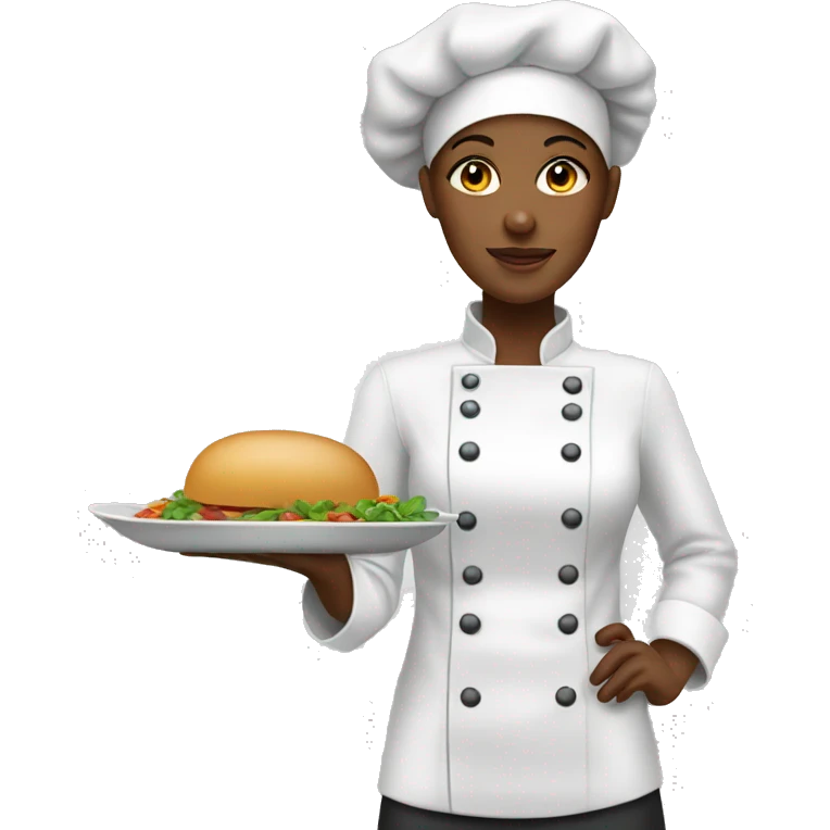 women chef white girl emoji