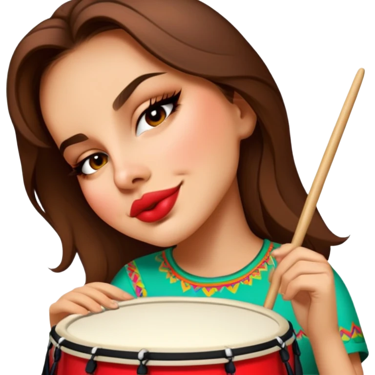 Festive Drummer emoji