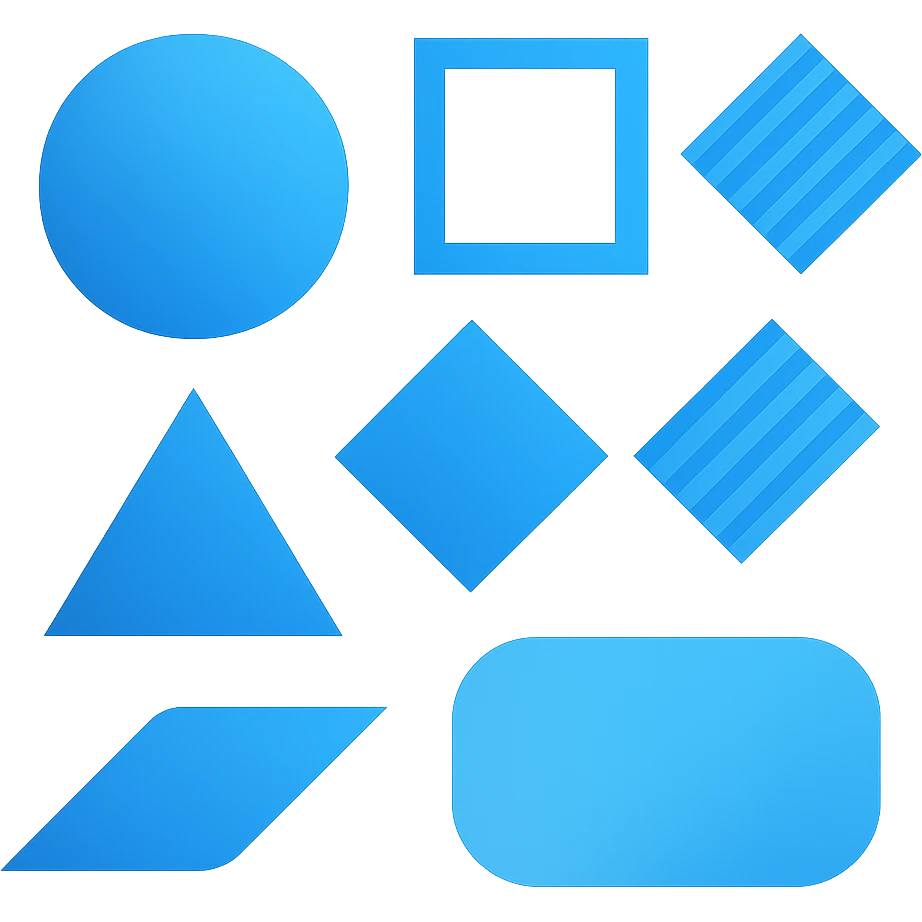 blue theme, geometric, no background emoji