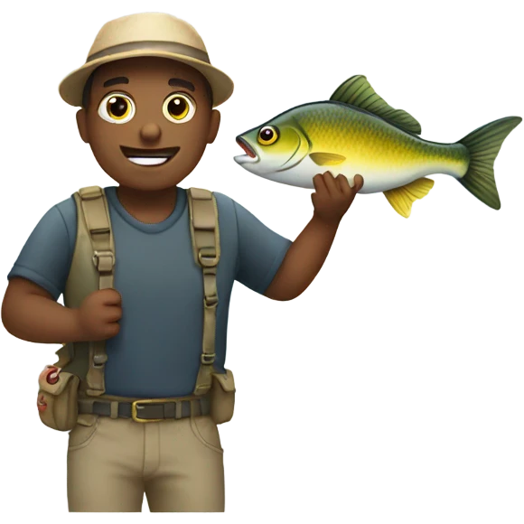 Catching a Big Fish emoji