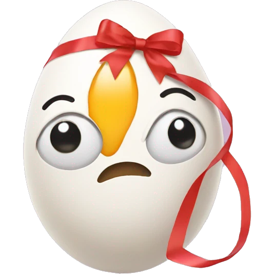 egg with ribbon emoji