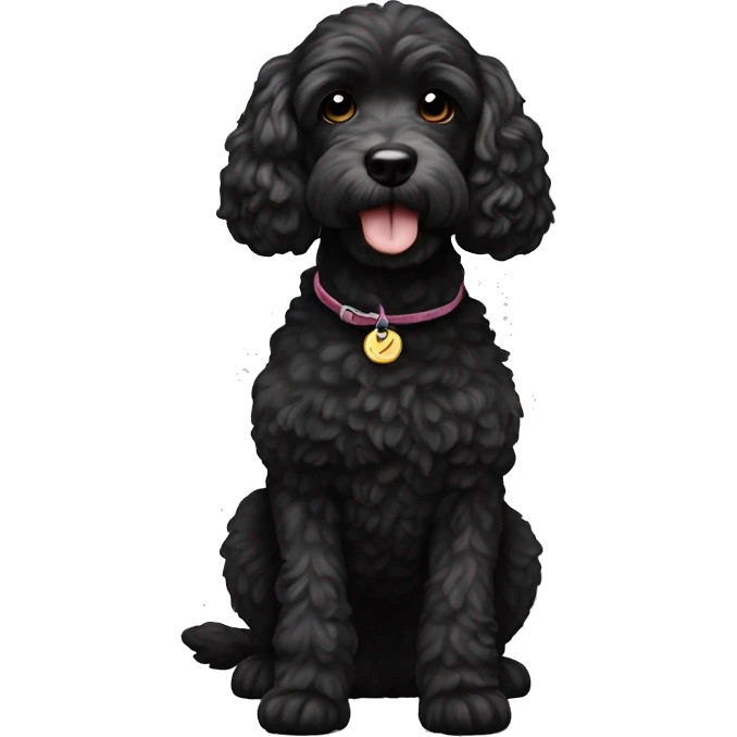 cockapoo black emoji
