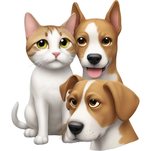Dog ans cat emoji